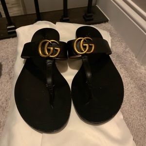 Gucci Marmont Thong Sandal